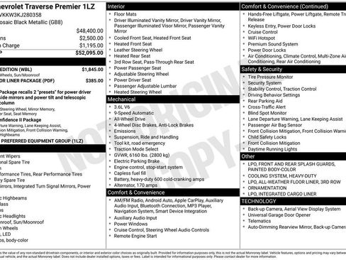 Used 2019 Chevrolet Traverse Premier w/ Redline Edition image 4