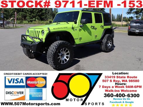 Used 2013 Jeep Wrangler Unlimited Rubicon w/ Connectivity Group AWD/4WD image 2