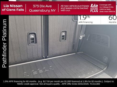 New 2026 Nissan Pathfinder Platinum image 40