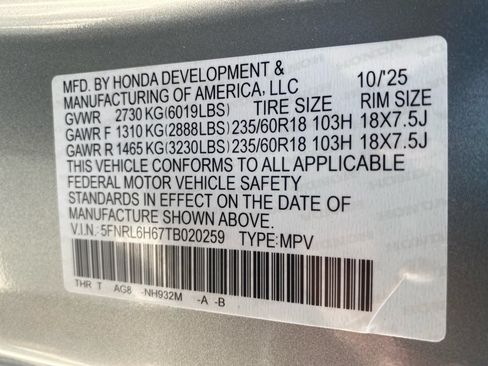 Used 2026 Honda Odyssey EX-L image 39
