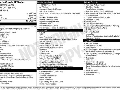 Used 2026 Toyota Corolla LE FWD image 7
