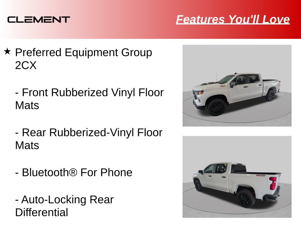 Used 2025 Chevrolet Silverado 1500 Custom Trail Boss AWD/4WD image 29