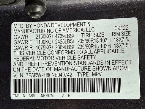 Used 2022 Honda CR-V EX-L image 27