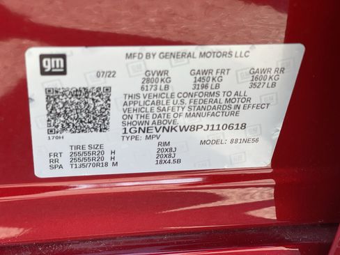 Used 2023 Chevrolet Traverse High Country w/ LPO, Floor Liner Package image 35