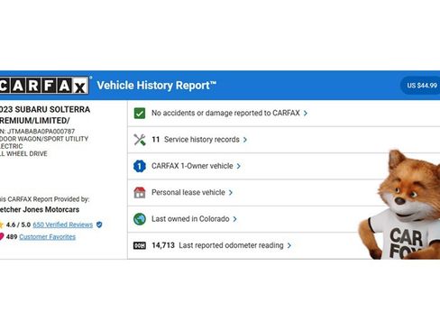 Used 2023 Subaru Solterra AWD image 3