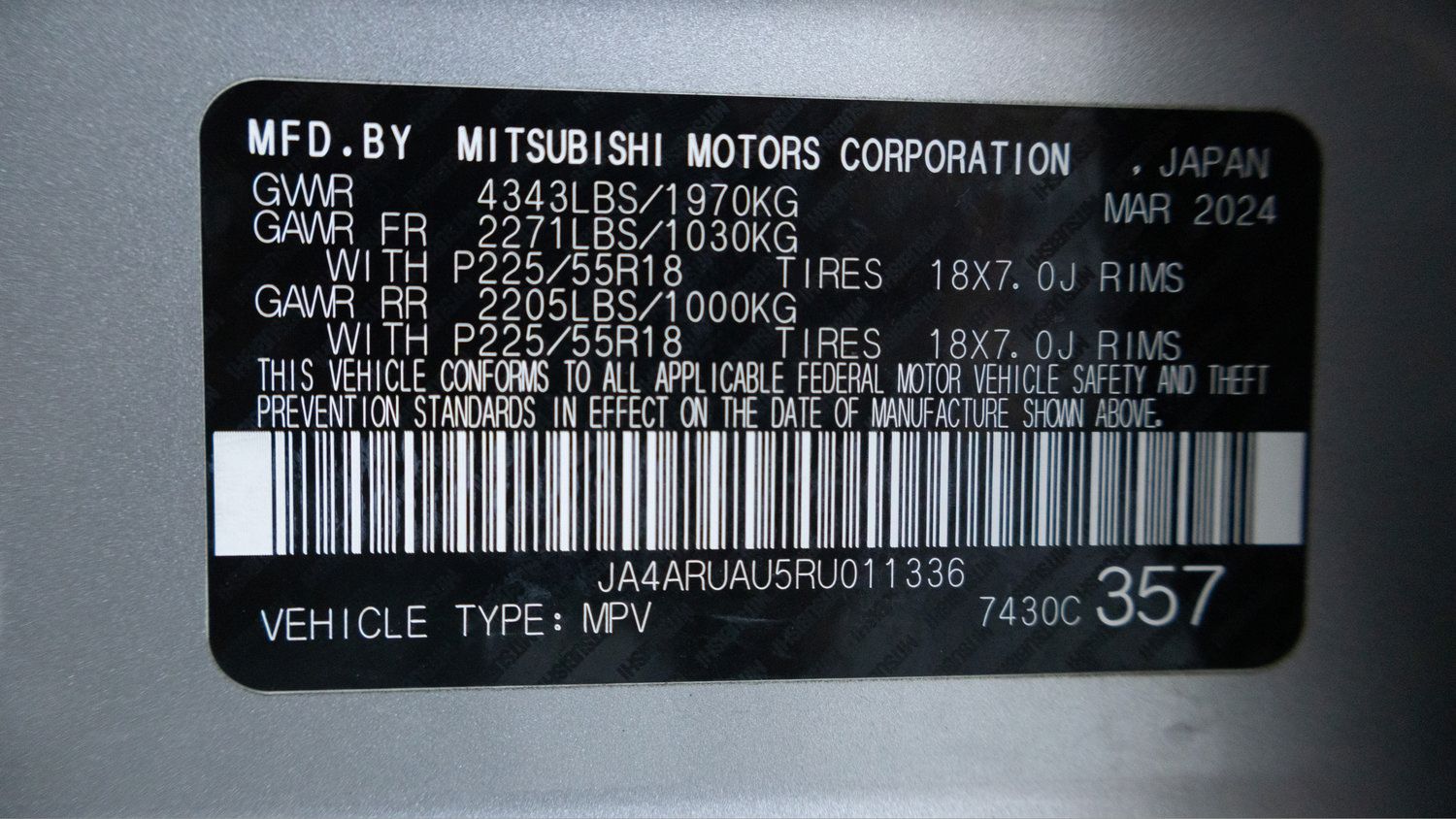 Used 2024 Mitsubishi Outlander Sport SE AWD/4WD image 24