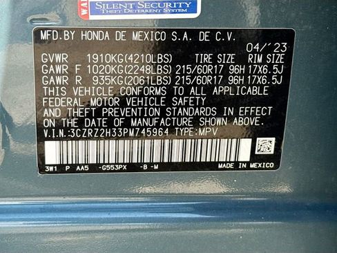 Certified 2023 Honda HR-V LX image 29