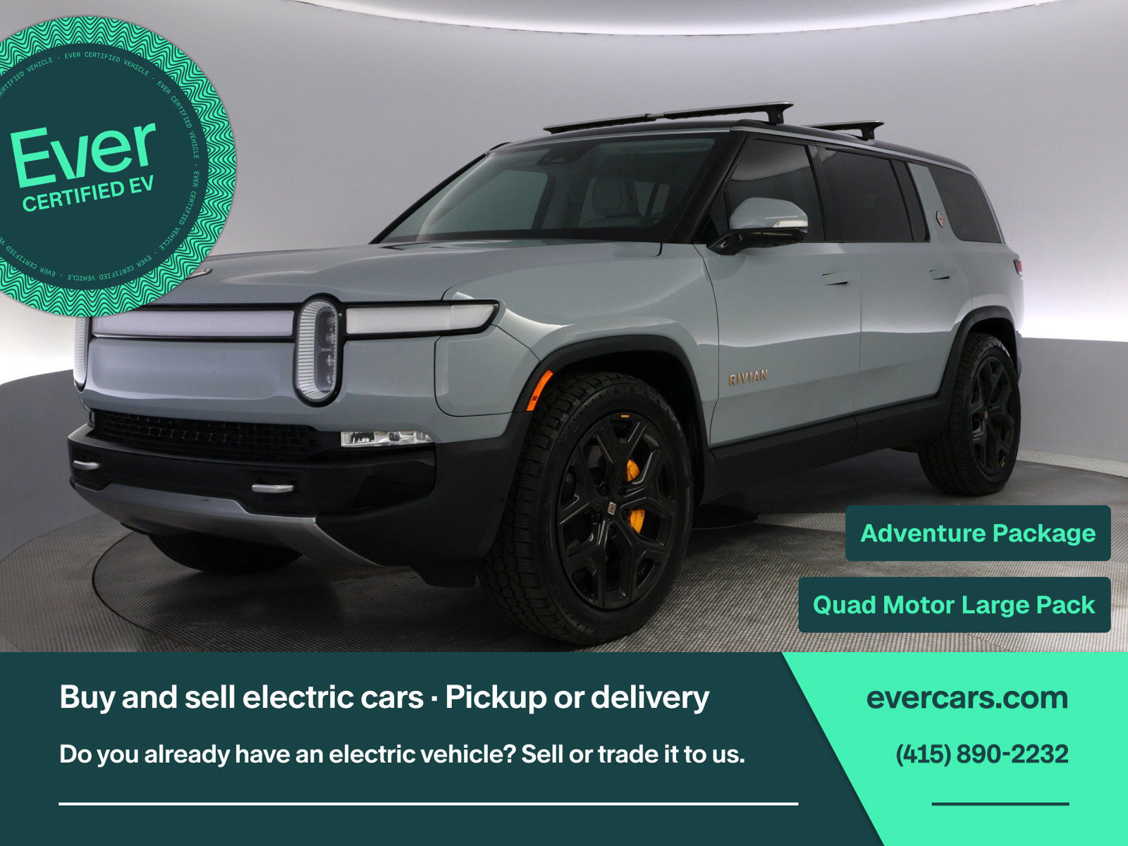 Used 2023 Rivian R1S Adventure Quad AWD/4WD image 1