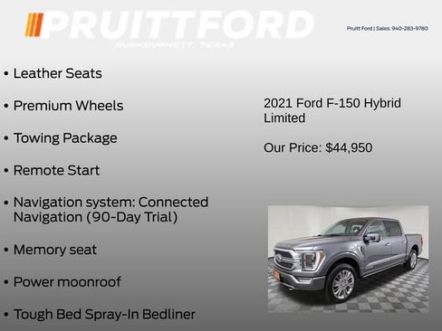 Used 2021 Ford F150 Limited AWD/4WD image 13