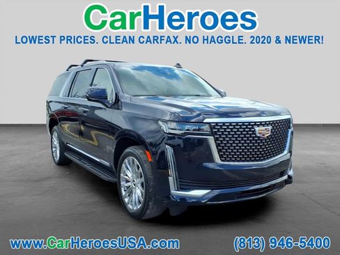 Used 2021 Cadillac Escalade ESV Premium Luxury w/ Performance Package AWD/4WD image 1