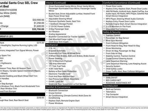 New 2026 Hyundai Santa Cruz SEL image 39