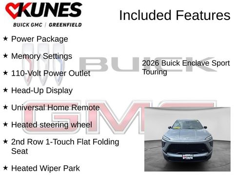 New 2026 Buick Enclave Sport Touring w/ Power Package AWD/4WD image 3