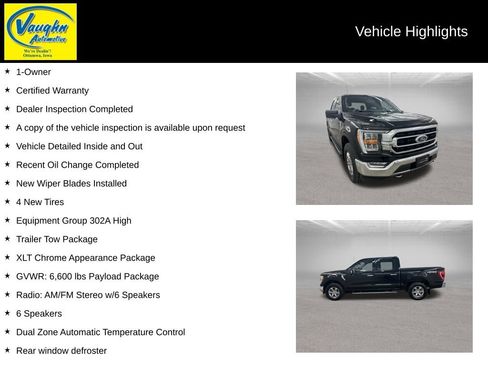 Used 2021 Ford F150 XLT w/ Equipment Group 302A High AWD/4WD image 2