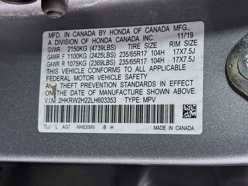Certified 2020 Honda CR-V LX image 29