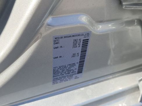 New 2025 Nissan Altima 2.5 SL FWD image 37