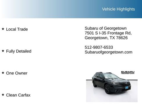 Used 2022 Subaru Outback Onyx Edition XT w/ Tech Package 2 image 10