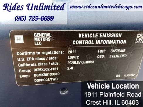 Used 2011 Buick Regal CXL w/ RL3 Preferred Equipment Group image 35