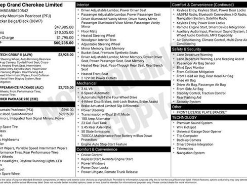 Used 2024 Jeep Grand Cherokee Limited w/ Luxury Tech Group II AWD/4WD image 6