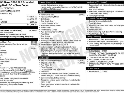 Used 2005 GMC Sierra 3500 SLE w/ Heavy-Duty Power Package AWD/4WD image 6