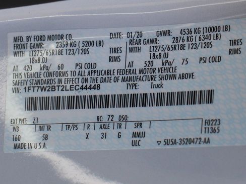 Used 2020 Ford F250 Lariat w/ Lariat Value Package image 51