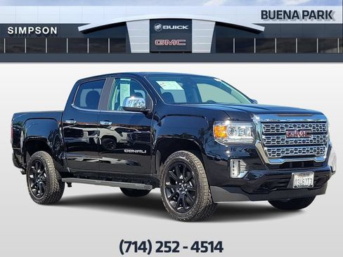 Used 2022 GMC Canyon Denali w/ Denali Black Edition Package AWD/4WD image 1