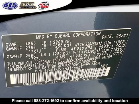 Used 2022 Subaru Outback Premium image 19