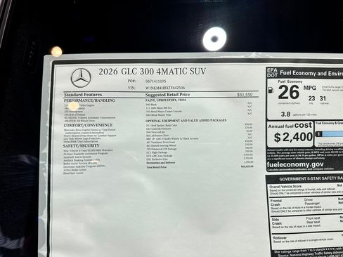 New 2026 Mercedes-Benz GLC 300 4MATIC image 16