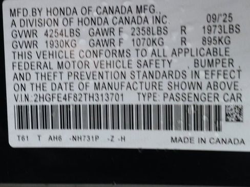 Used 2026 Honda Civic Sport image 28