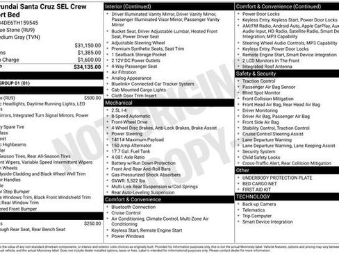 New 2026 Hyundai Santa Cruz SEL image 18