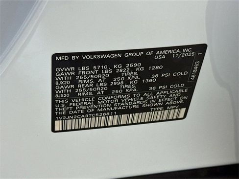 New 2026 Volkswagen Atlas SE image 20
