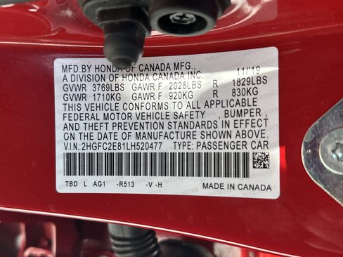 Used 2020 Honda Civic Sport image 35