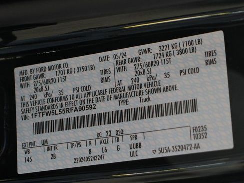 Used 2024 Ford F150 Lariat w/ Equipment Group 502A High AWD/4WD image 66