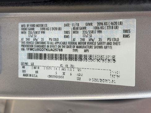 Used 2019 Ford Escape SE FWD image 25