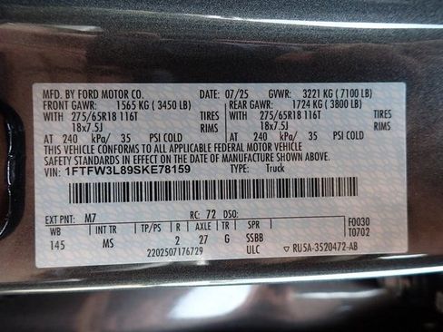 Used 2025 Ford F150 XLT w/ Equipment Group 301A Standard AWD/4WD image 23