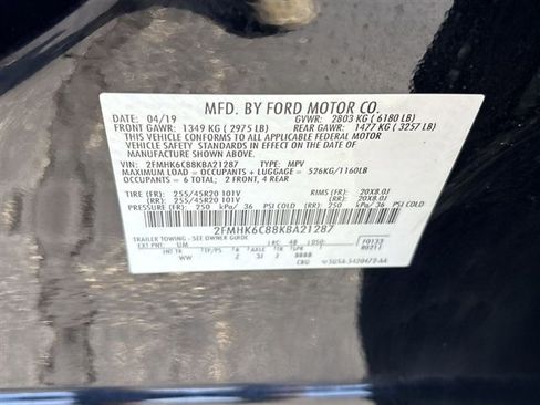 Used 2019 Ford Flex SEL w/ Equipment Group 202A image 34