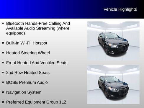 Used 2021 Chevrolet Traverse Premier w/ Redline Edition AWD/4WD image 8