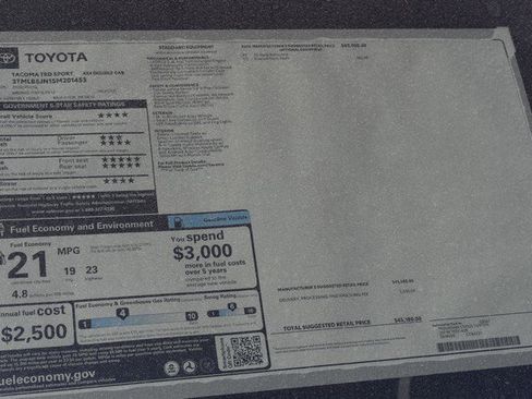 New 2025 Toyota Tacoma TRD Sport image 14