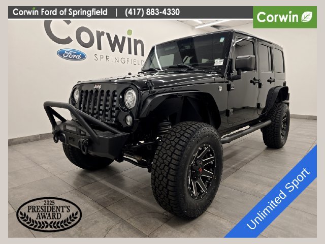 Used 2017 Jeep Wrangler Unlimited Sport w/ Quick Order Package 24S AWD/4WD 360° Tour
