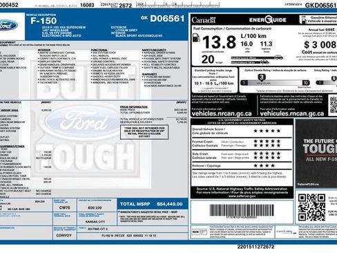 Used 2016 Ford F150 XLT w/ Equipment Group 302A Luxury AWD/4WD image 14