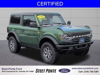 Certified 2022 Ford Bronco Badlands