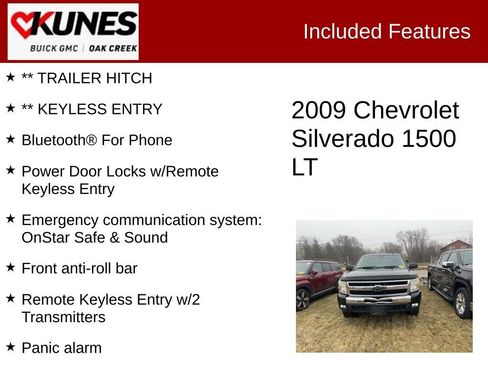 Used 2009 Chevrolet Silverado 1500 LT w/ Power Pack Plus image 2
