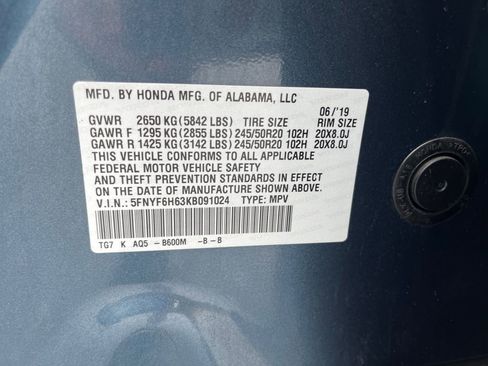 Used 2019 Honda Pilot Touring image 35