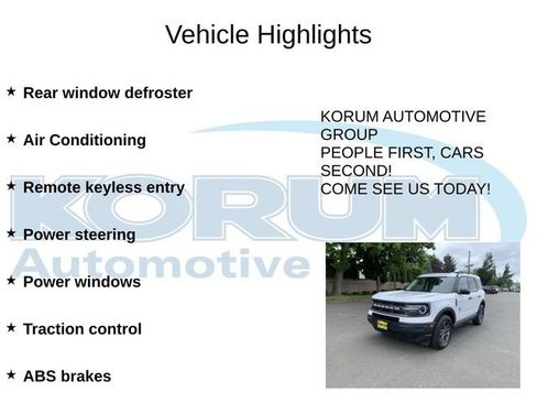 Certified 2023 Ford Bronco Sport Big Bend AWD/4WD image 8