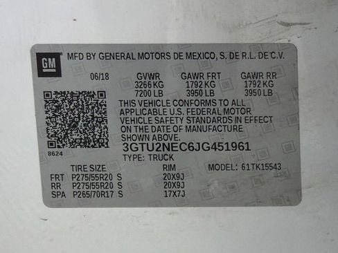 Used 2018 GMC Sierra 1500 SLT image 13