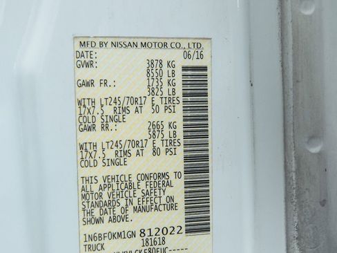 Used 2016 Nissan NV 1500 S w/ Power Package image 19