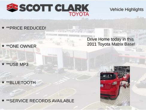 Used 2011 Toyota Matrix image 9