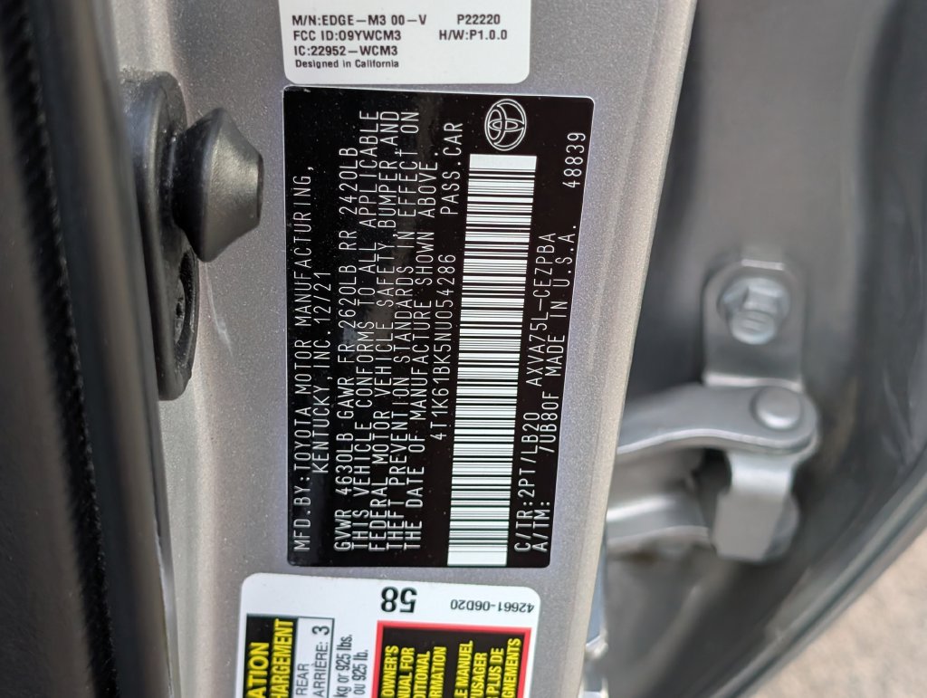 Used 2022 Toyota Camry XSE AWD/4WD image 38