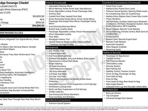 Used 2015 Dodge Durango Citadel AWD/4WD image 35