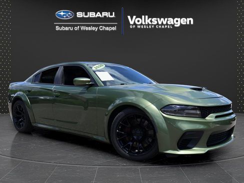 Used 2020 Dodge Charger SRT Hellcat w/ Carbon/Suede Interior Package RWD image 1