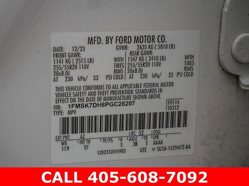 Used 2023 Ford Explorer XLT w/ Equipment Group 202A RWD image 37